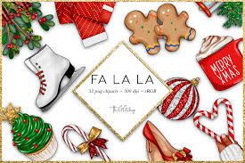 Christmas Clipart Set Graphic By Theggshop Creative Fabrica