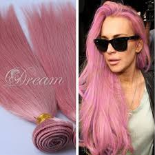 A touch of fuchsia on the edges can transform your hairstyle and to make the process simpler, think about using extensions. 1pc Lot Human Hair Bundles Omber Color Hair Extensions Brazilian Virgin Hair Pink Queen Hair Product Hair Weaves Free Shipping Production Bumper Hair Products Silkhair Diameter Aliexpress