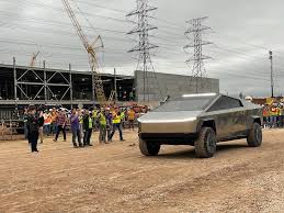 This outsider is a very different beast, however. Elon Musk And Tesla Cybertruck Show Up At The Texas Plant But No Change The Fast Lane Truck