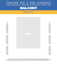 seating chart theatre for a new aunce