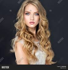 Models with long curly hair, models with short curly hair. Blonde Fashion Girl Image Photo Free Trial Bigstock