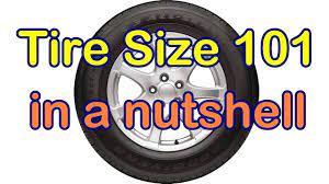car tire size numbers what they mean