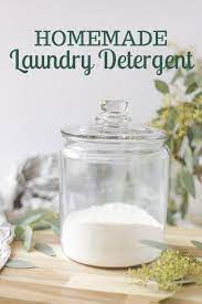 homemade laundry detergent a