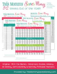 52 Week Money Challenge This Mommy Saves Money
