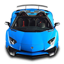 Blue Lamborghini Aventador Transparent | PNG All