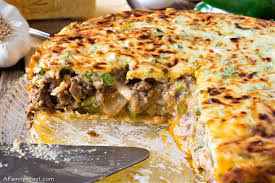 italian beef and sausage pie a family