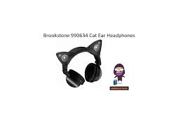 brookstone 990634 cat ear headphones