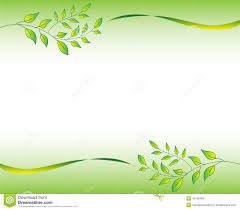 Green Leaf Border Stock Vector Illustration Of Backgrounds 41196464