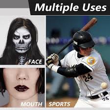 baseball black face paint eye stick
