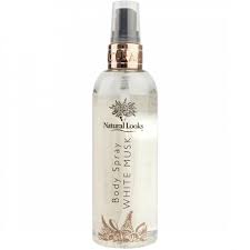 white musk by natural looks body spray