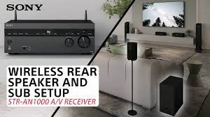 sony wireless rear speaker and