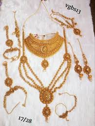 indian bridal fashion jewelry gold plated