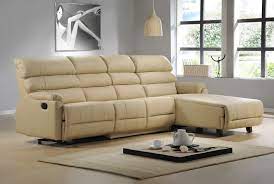 sally full thick leather l shaped sofa