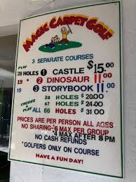 pricing picture of magic carpet golf