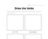 Help your first grader get to know verbs by helping him identify them in a sentence. First Grade Noun Worksheets All Kids Network