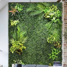 Artificial Green Plant Leaf Wall Panel