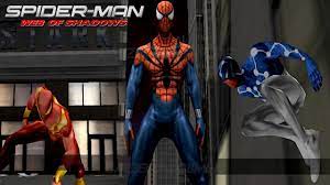 Spider man web of shadows suits