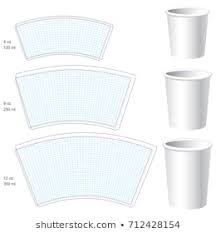 Plastic Coffee Cup Template Stock Vectors Images Vector