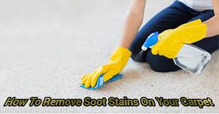 remove soot stains from your carpet