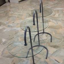 Three Ikea Side Tables Dragby Glass
