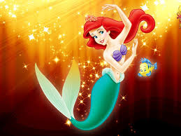 ariel cartoon fantasy hd wallpaper