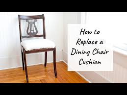 How To Replace A Dining Chair Cushion