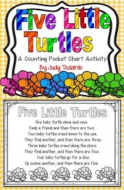Five Little Turtles A Counting Pocket Chart Activity