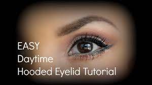 easy hooded eyelid tutorial for daytime