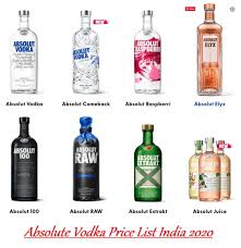 The indian liquor market is classified into three major groups. Absolut Vodka Price In India 2020 Upated List