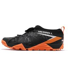Details About Merrell Avalaunch Tough Mudder Orange Black Men Running Slip On Shoes J37789