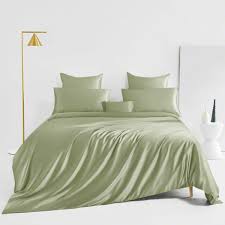 Sage Green Silk Bed Linen 100