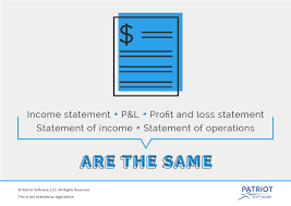 Income Statement Vs P L What Is The Difference Between The Two