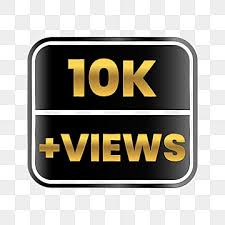 10k views thank you vector