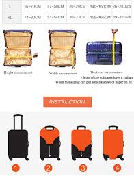 Us 7 9 50 Off Hmunii New Luggage Protective Cover For 18 To 32 Inch Fashion Music Trolley Suitcase Elastic Dust Bags Case Travel Accessories In