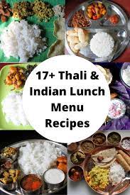 indian lunch menu recipes indian