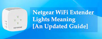 netgear wifi extender lights meaning