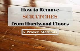 remove scratches from hardwood floors