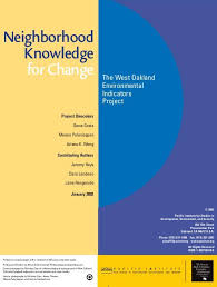 Neighborhood Knowledge For Change Pacific Institute