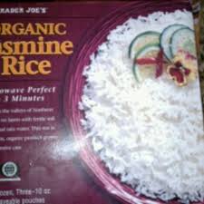 organic jasmine rice and nutrition facts