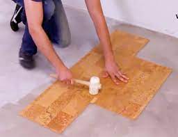 installing glue down cork tiles