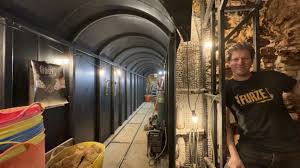 underground bunker and a secret tunnel