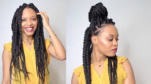 Braids are summer's coolest trend and a wish come true for long and short cuts alike. How To Big Braids In 2 Hours Protective Style Youtube