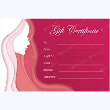 Gift Certificate 27 Word Layouts