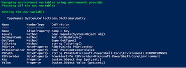 powers environment variable
