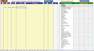 Small Business Monthly Income And Expense Worksheet With Business