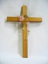 how to decorate plain wooden crosses