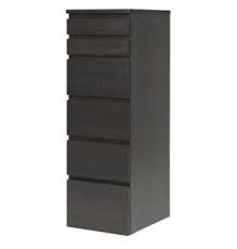 The simple colors and smooth lines are clamored after for a clean, minimalistic feel that fits into any space. Ikea Malm Chest Of Drawers 6 With Built In Mirror Tall Black Storage Ebay