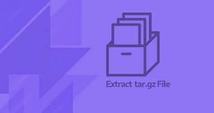 how to extract unzip tar gz file