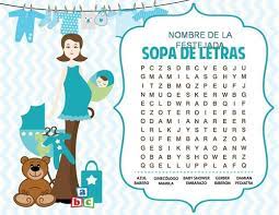 Dinamicas para baby shower pdf imagui daily best recipes. Kit Imprimible Juegos Baby Shower Nene Celeste Y Rosa Mercado Libre
