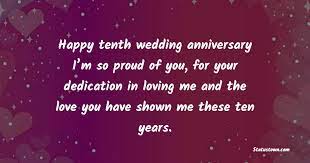 10th anniversary wishes for husband
